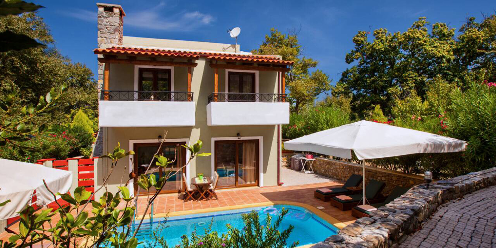 accommodation Greece Crete 3 main villas in greece with private pool