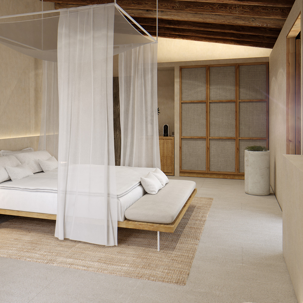 luxury resort in mallorca: bedroom