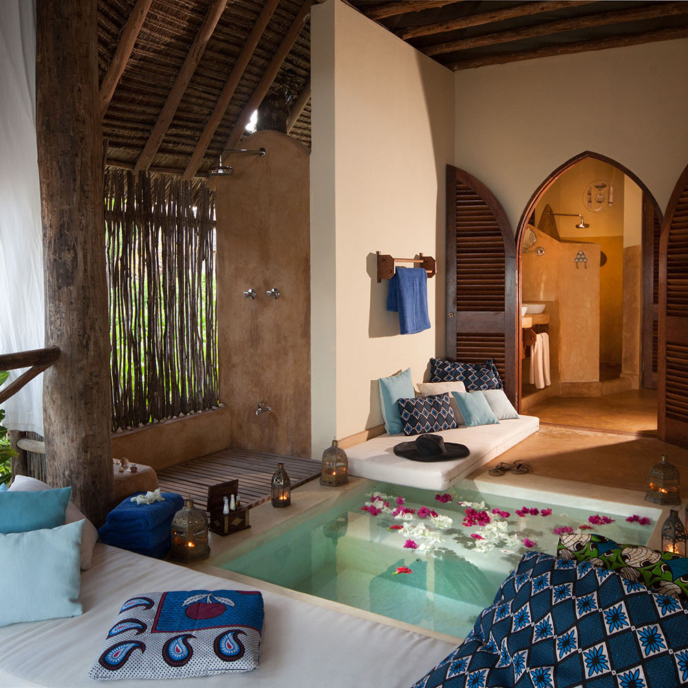 sevi boutique hotel zanzibar: internal swimming pool