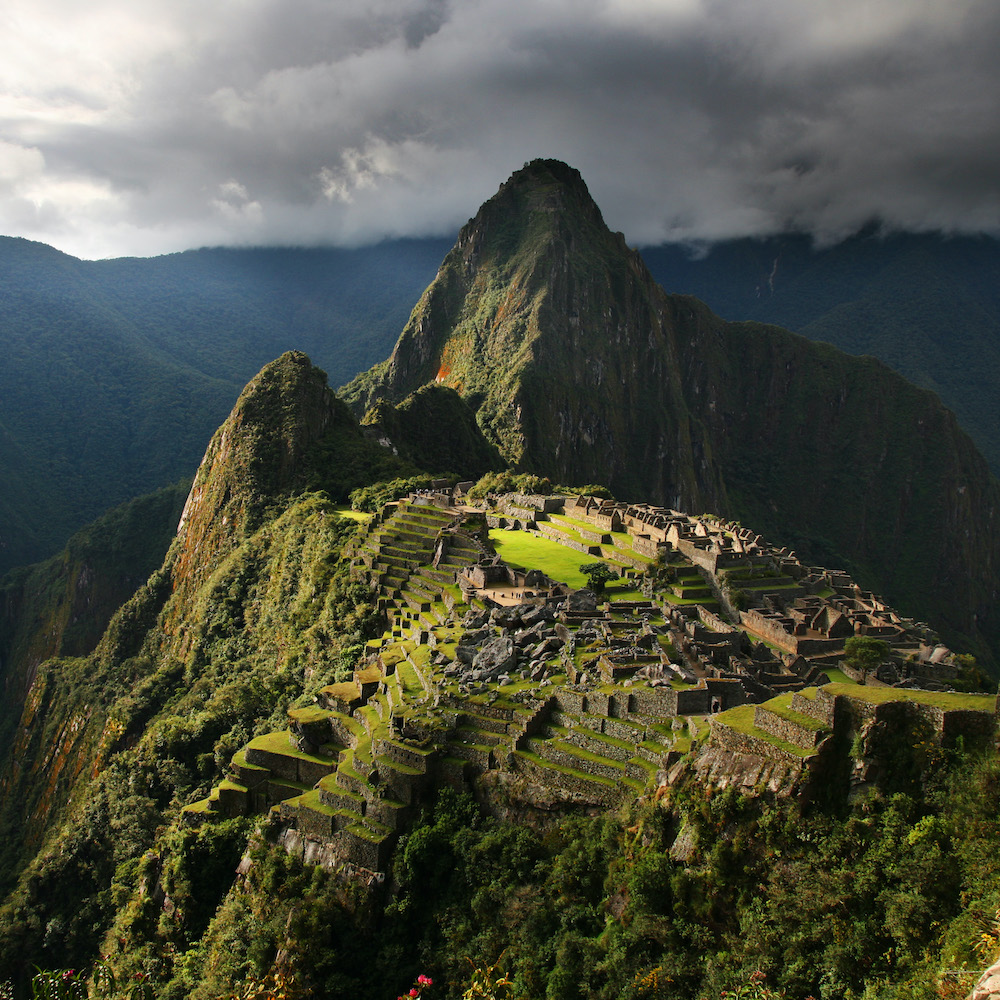 Trip to Machu Picchu Peru: landscape view