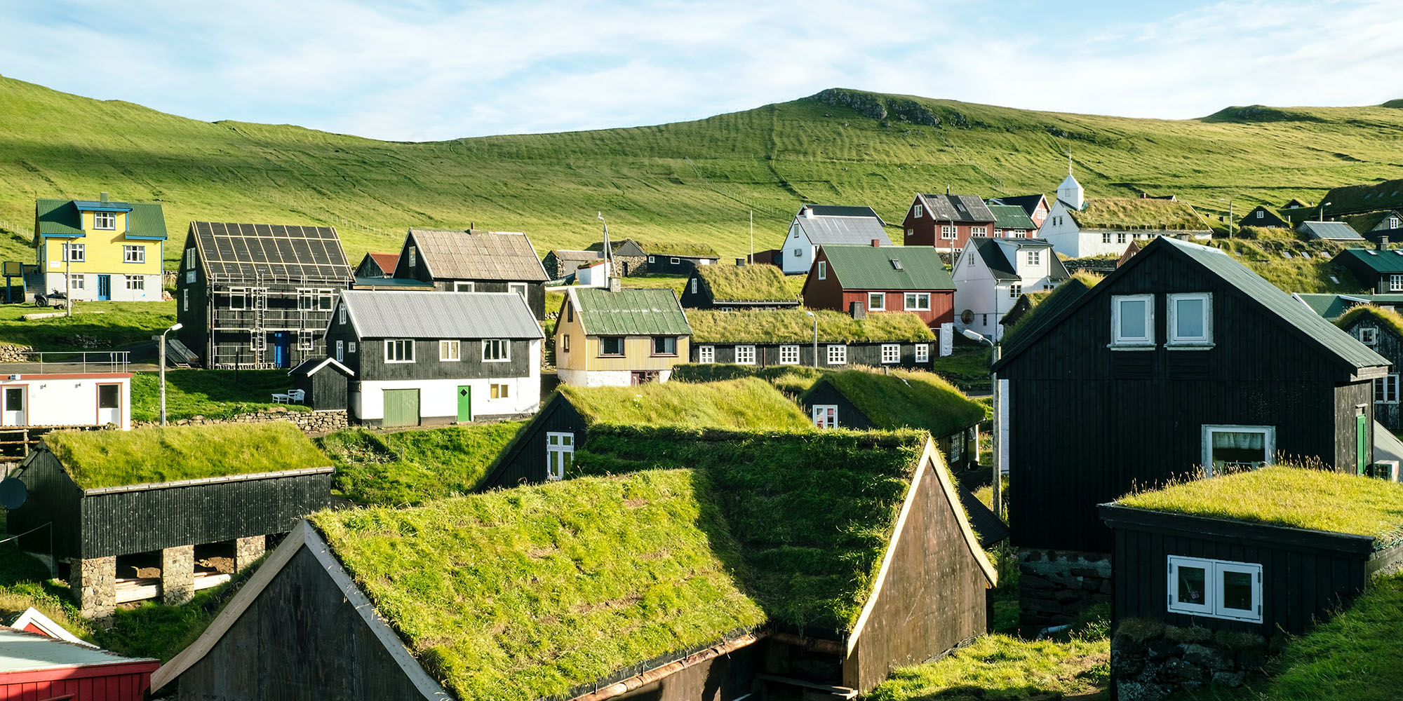 Discover the Faroe Islands : local village detail