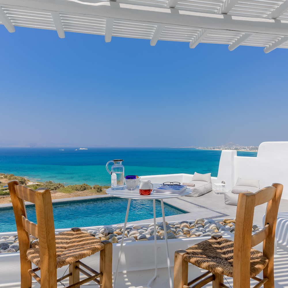 Naxos Villa Holidays: Villa Venti sea view