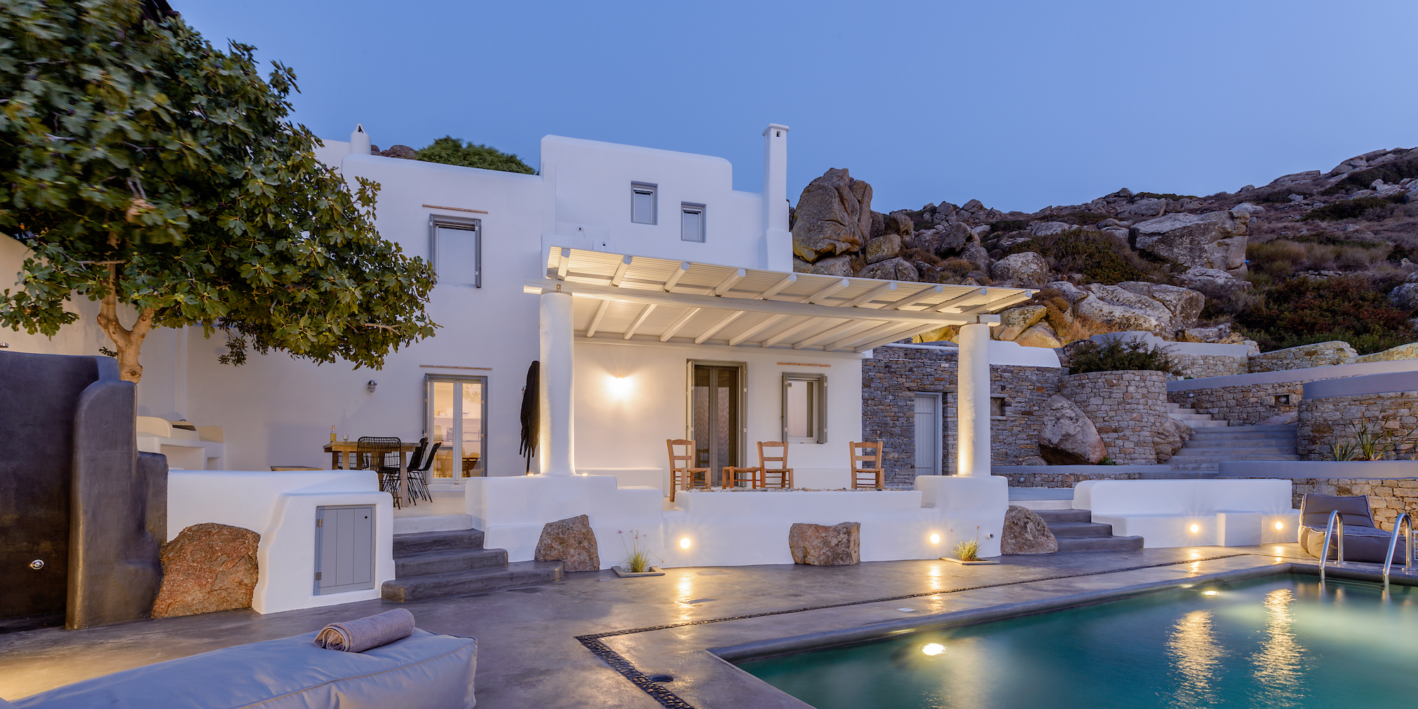 Naxos Villa Holidays: Villa Venti exterior