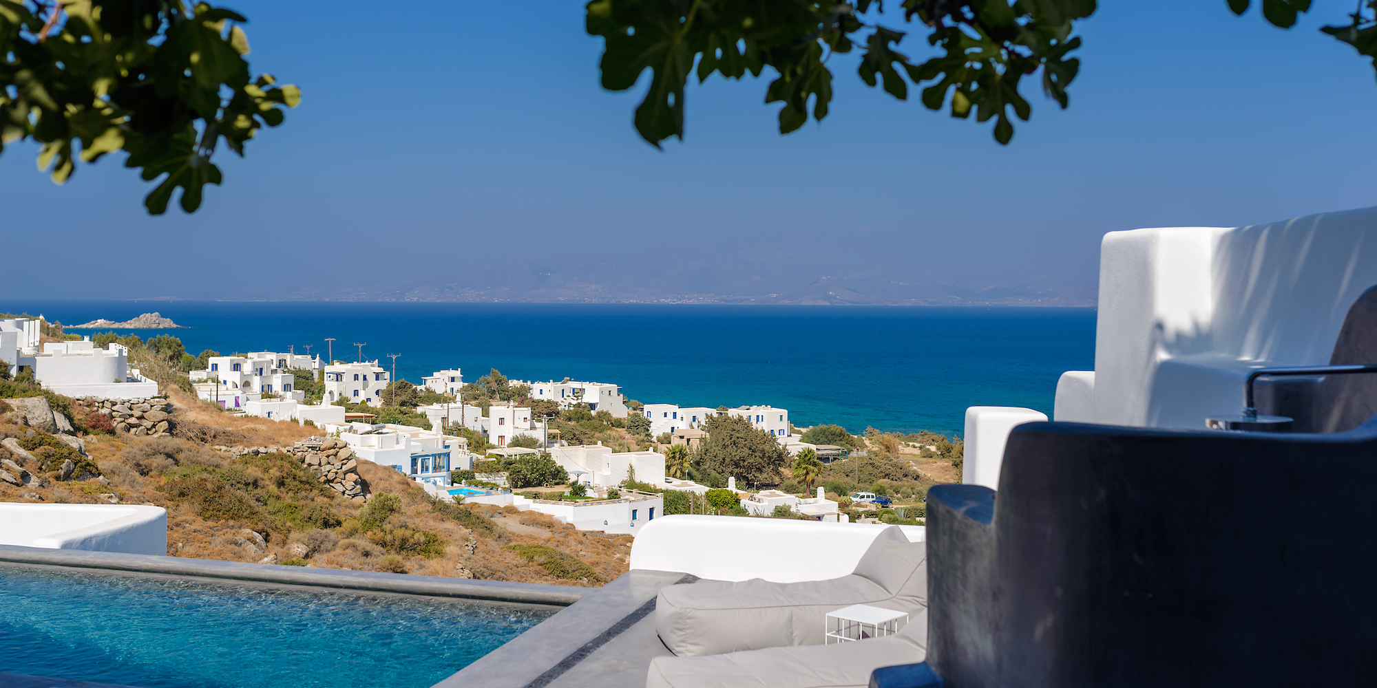 Naxos Villa Holidays: Villa Venti swimmingpool