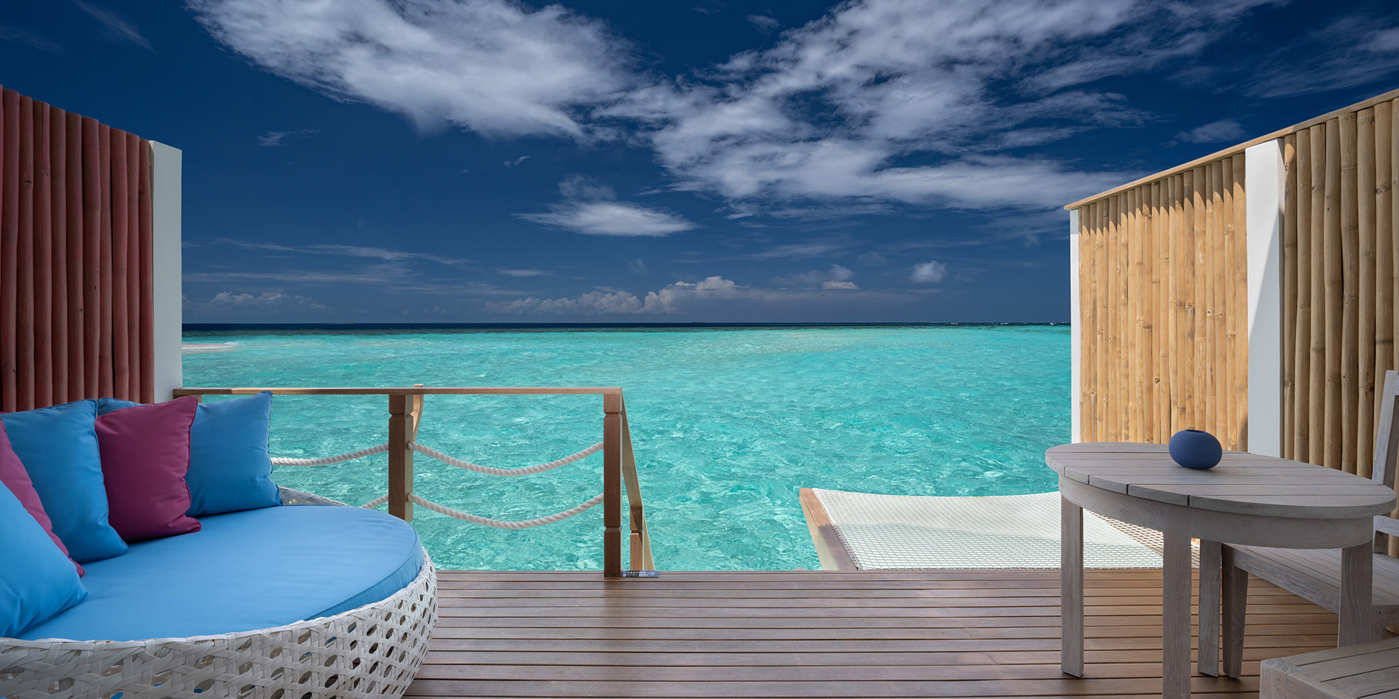 Cora Cora Maldives Lagoon Villa - Terrace WIDE MAIN Maldive resort