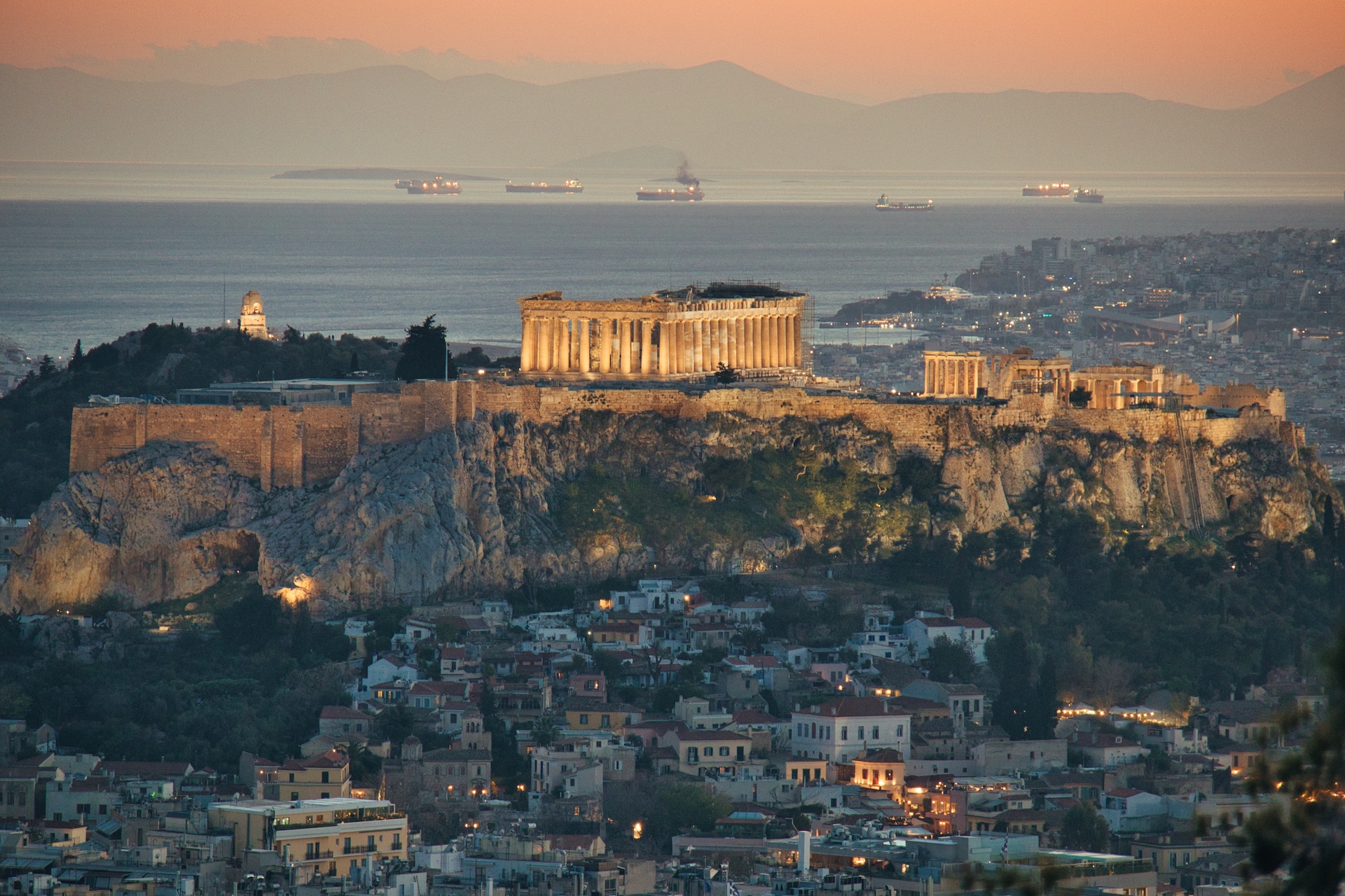 Athens - Akropolis view from Lykabettus