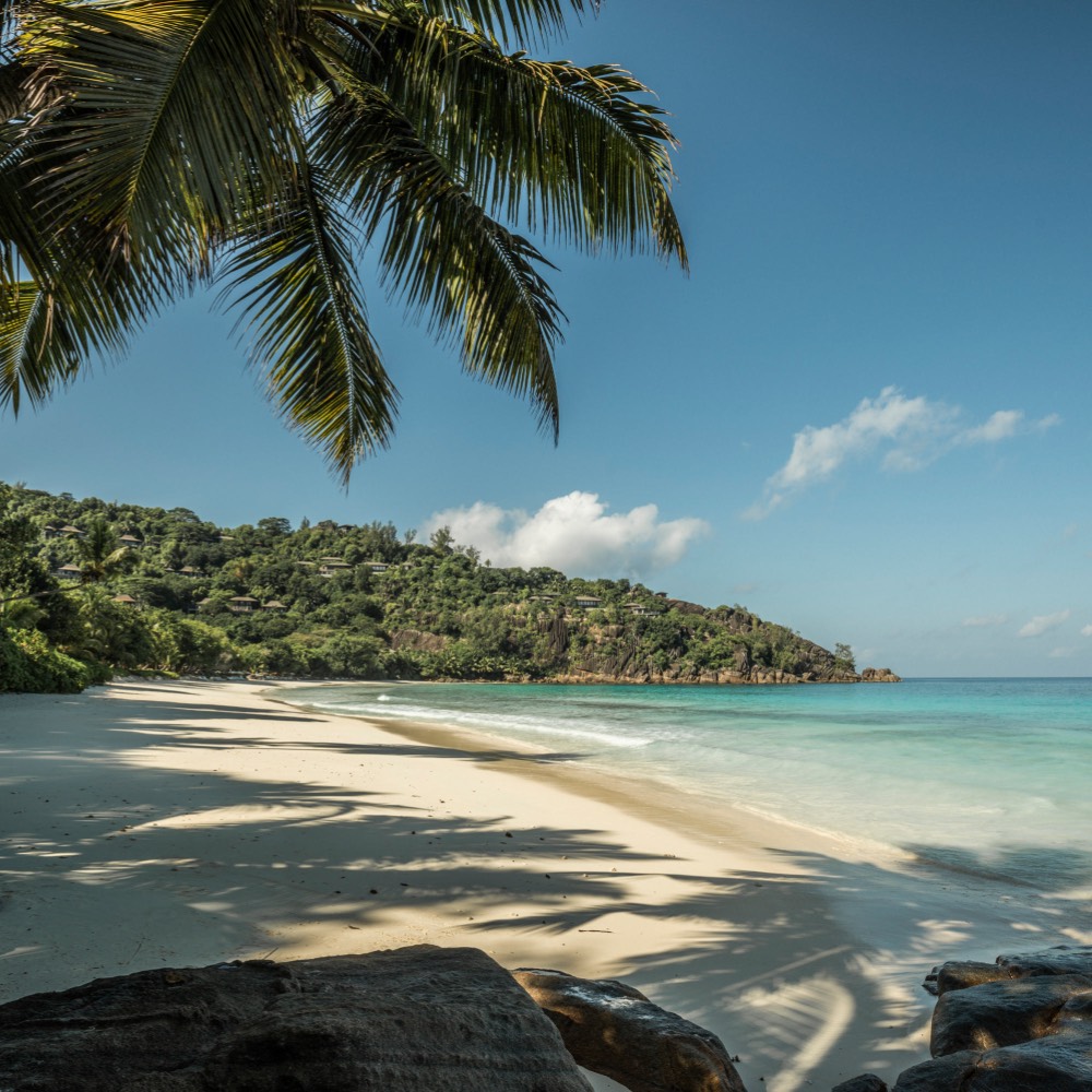 mahe resort beach sand