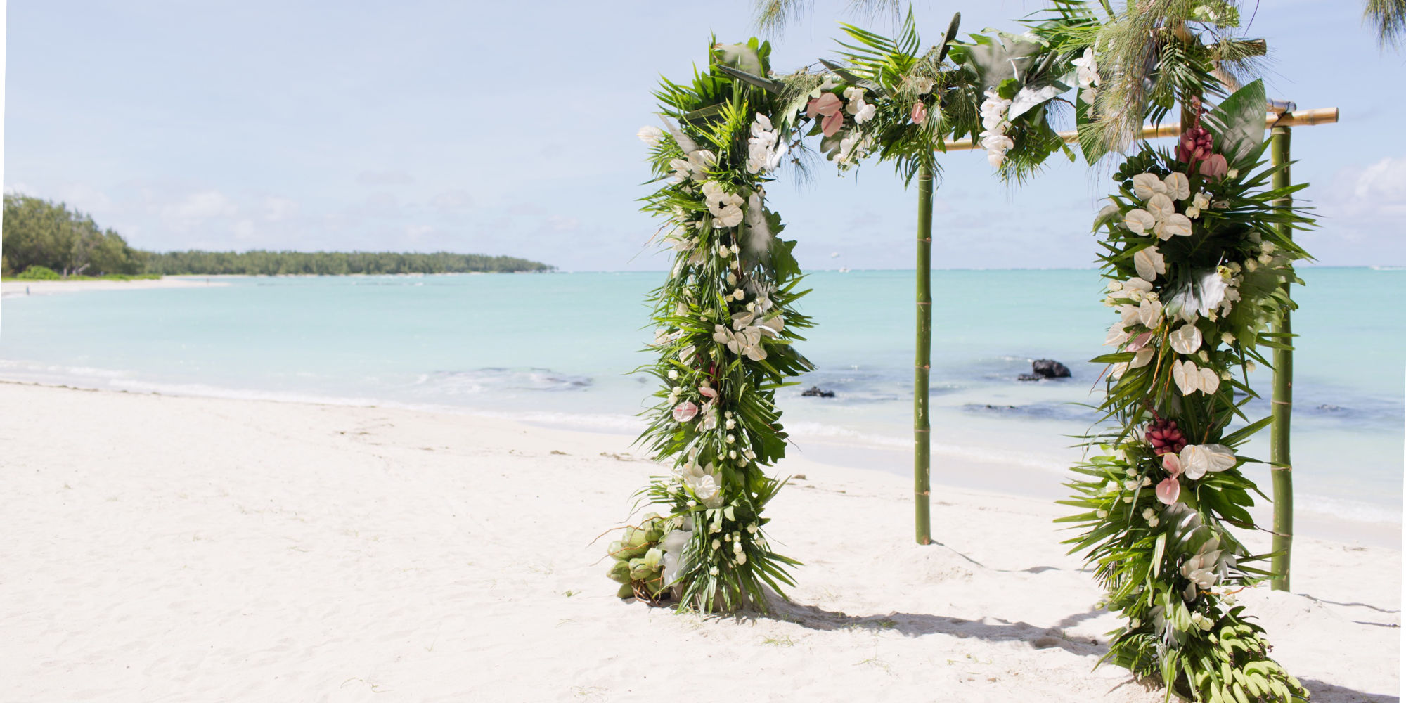 wedding in four season 5 star hotel mauritius island