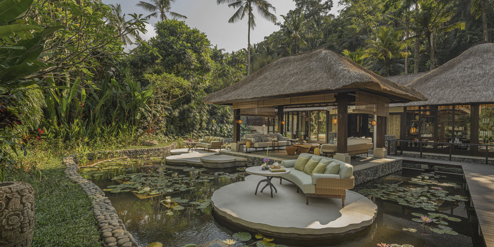Four Seasons Resort Bali Sayan Sacred River Spa Reception 1 WIDE