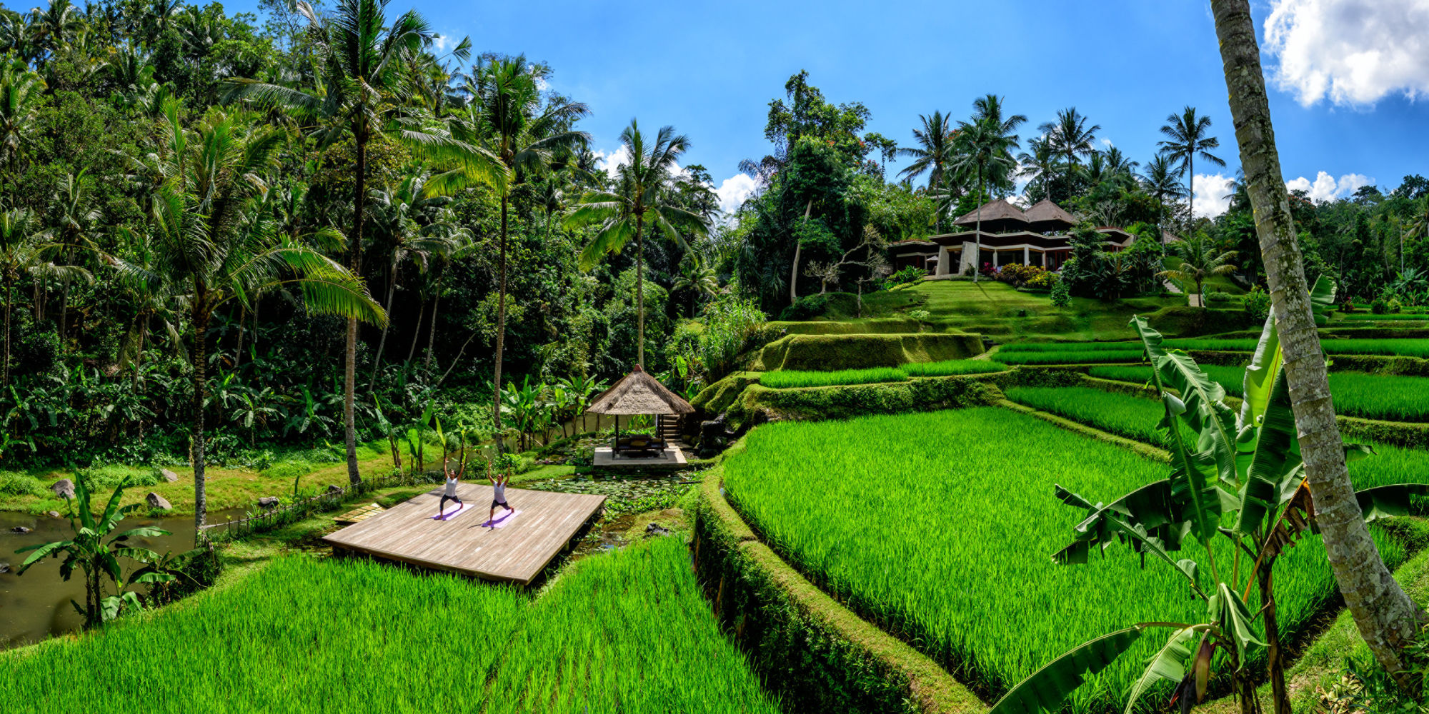 Four Seasons Resort Bali Sayan Yoga Deck WIDE